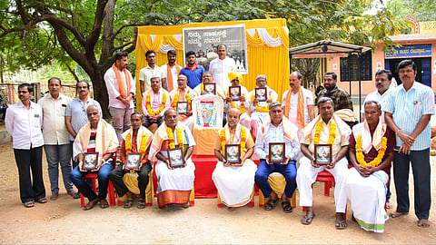 Volunteer felicitation namo brigade in koppal
