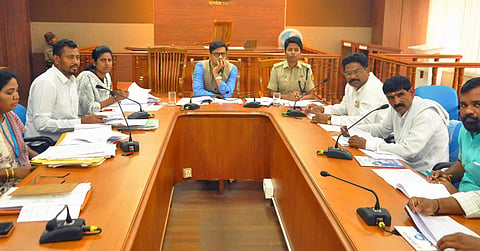 dc meeting about sc-st people complaint reviwe meeting