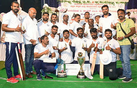 ಪತ್ರಕರ್ತರ ರಾಜ್ಯ ಮಟ್ಟದ ಕ್ರಿಕೆಟ್ ಪಂದ್ಯಾವಳಿ: ಹಾಸನ ರನ್ನರ್ ಆಪ್