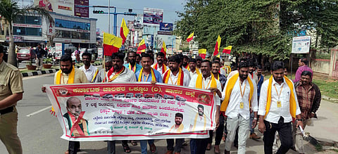 ಕೇಂದ್ರ ಸರ್ಕಾರದ ಹೊಸ ಕಾನೂನನ್ನು ಹಿಂಪಡೆಯುವಂತೆ ಆಗ್ರಹಿಸಿ ಪ್ರತಿಭಟನೆ