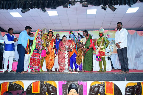 janapada utsava at koppal kannada and culture department mlc hemalatha nayak