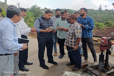 DC inspected the work
