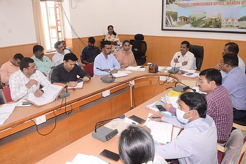DC meeting regarding lake encroachment clearance mandya