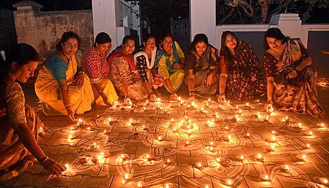 Dipotsava was celebrated at Kuvempu house