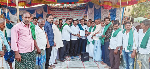 Farmers Portest in byadagi