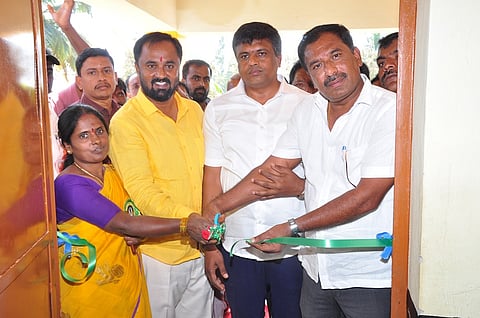 Inauguration of school rooms at Hosahallikoplu mandya