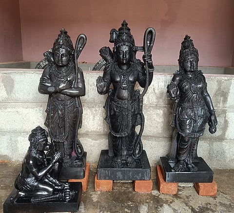 Installation of Rama idol mandya