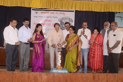 Kuvempu singing competition of state level mandya