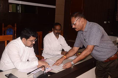 Literacy rate programs progress review meeting mandya