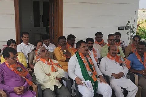 Release of grant, record, A.S.Patila Nadahalli, CM, Muddebihala,