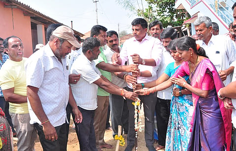 MLA Ravikumar drive to development work mandya