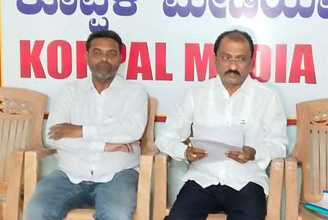 MUKUNDARAO BHAVANIMATH PRESS MEET JJM WORKS INTEROPERATE ALLEGATION