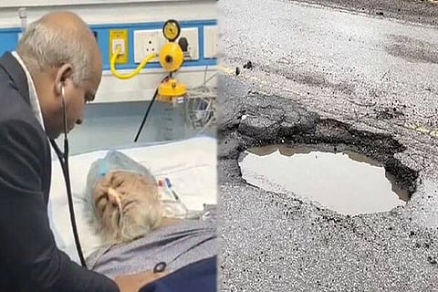 Man saved by Pathole