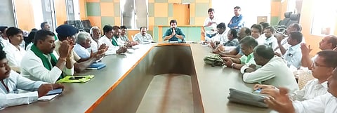 Meeting in shiggavi