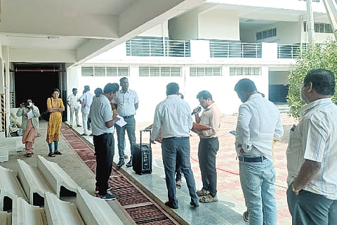 Mega market in Basavanbagewadi town