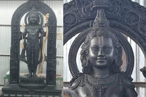 Ram Lalla Idol Face Unveiled Ahead of Inauguration