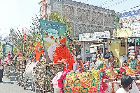 Viraktamatha, Siddalinga Shri, Jodethina Bandi, Nandi Yatra, Basavanbagewadi,