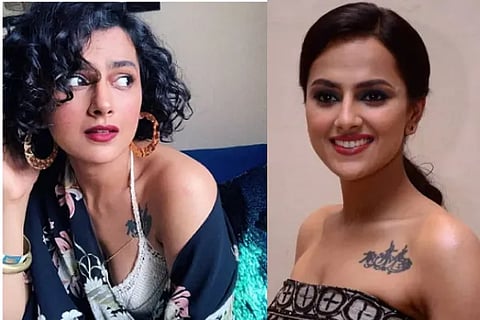 actress shraddha srinath tattoo