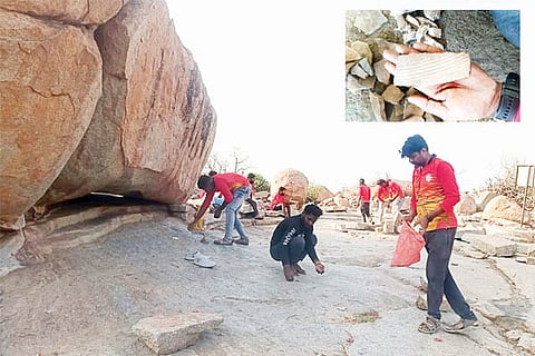 gangavathi Hirebenkal Morer Hill swachaa abhiyana