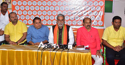 krishan pal gurjar press conference mandya