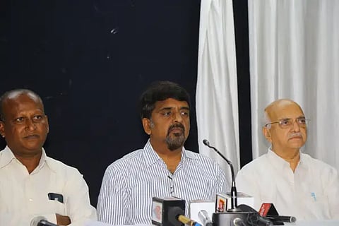 mlc d.s.Arun press meet