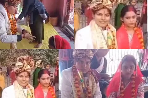 two girls marry