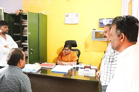 zp ceo visit alanahalli GP