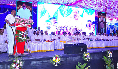 ಅಭಿನಂದನ ಕಾರ್ಯಕ್ರಮವಲ್ಲ ಸಂಕಲ್ಪ ಕಾರ್ಯಕ್ರಮ:ಕೆ.ಎಂ. ಶಿವಲಿಂಗೇಗೌಡ