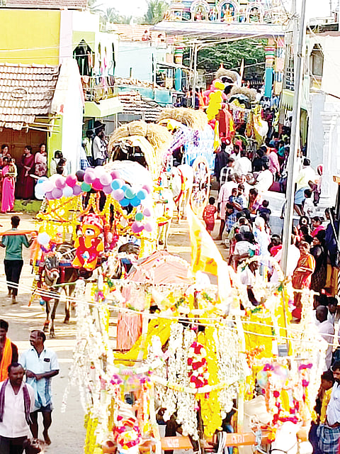 ಅದ್ದೂರಿಯಾಗಿ ಜರುಗಿದ ಬಂಡಿ ಜಾತ್ರೆ