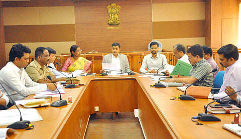Kanakagiri utsava officers meeting dc Naleen athul and other officers