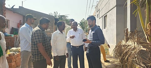 koppal zp ceo visit village drinking water problem