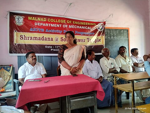 ಸ್ವಚ್ಛತೆ, ಶಿಕ್ಷಣಕ್ಕೆ ಆದ್ಯತೆ ನೀಡಿದರೆ ಗ್ರಾಮಾಭಿವೃದ್ಧಿ ಸಾಧ್ಯ:ಪಿಡಿಒ ಎಚ್. ಪುಷ್ಪಲತಾ ಅಭಿಮತ