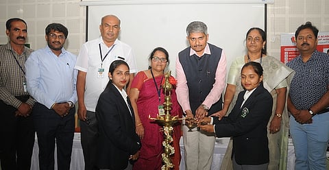 A workshop on 'Challenges and Opportunities of Competitive Examinations' was held at SBRR Mahajana First Grade College on Friday.