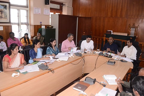 Agriculture Department Progress Review Meeting mandya