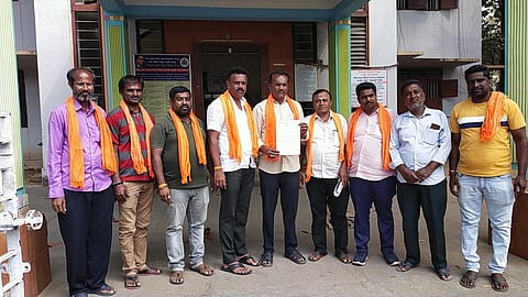 BJP workers complaint against MP Suresh mandya