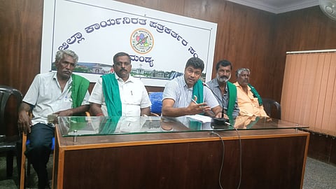 Babybetta Jatre MLA Darshan press conference mandya