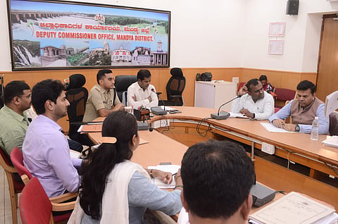 DC meeting on mining mandya