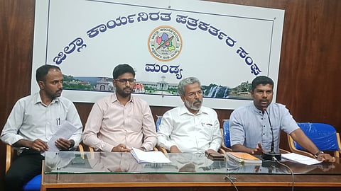 Demand legal action against K.C. Narayana Gowda mandya