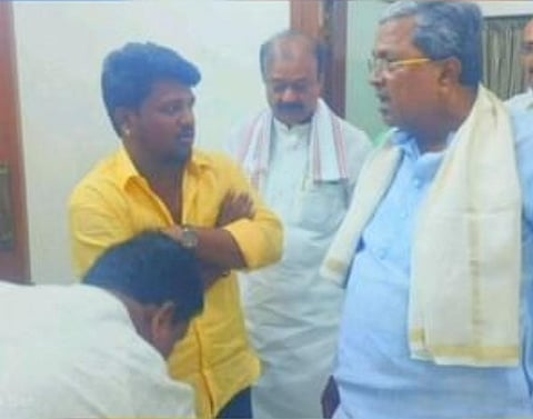 Former BJP minister K.C. Narayana Gowda joined the Congress mandya