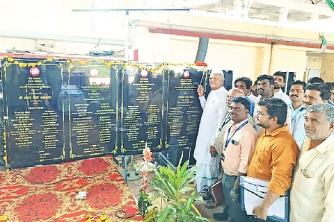 Former Minister, S.K. Bellubbi, Train Travel, Alamati, Railway Station,