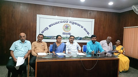 Government Employees Union Protest mandya