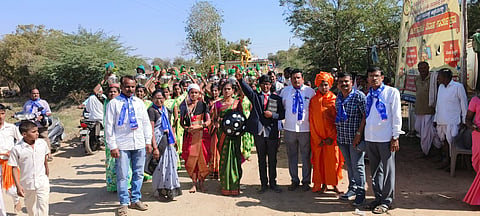 constitution awareness jatha in kustagi taluk