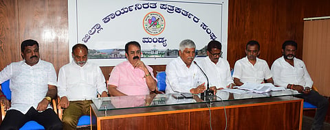Keragodu Lathigeorge case Former minister CS Puttaraju press conference mandya
