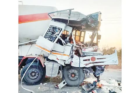 Lorry accident