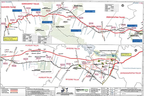 Mysore-Kushalanagar quadruple road work day count