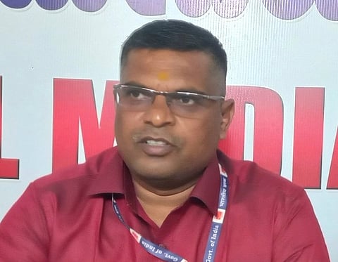 postal divison office inauguration n march post sp Ninganagouda says in press meet at koppal