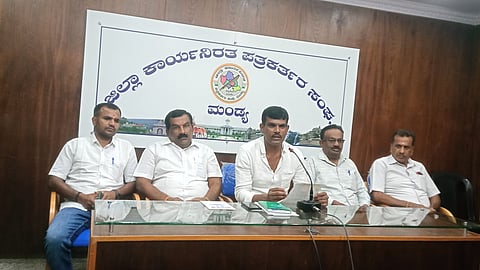 Okkaliga Association Press Conference mandya