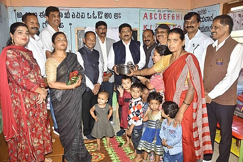 Rotary Hills contribution to Anganwadi