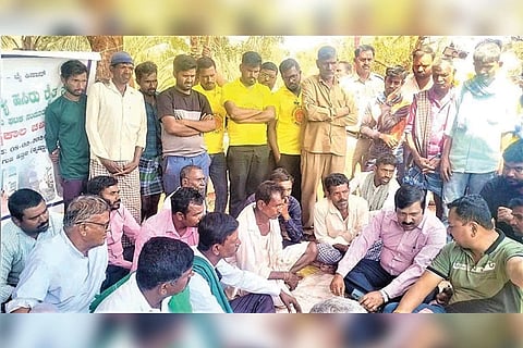 Sanduru Farmers Protest