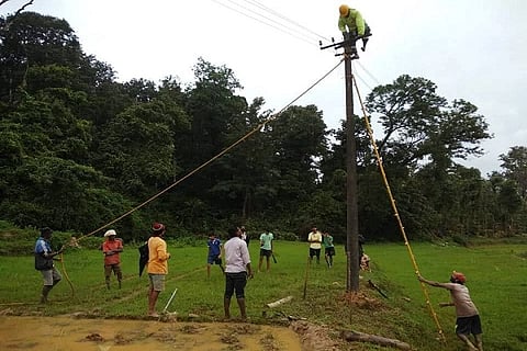 Shortage of linemen in the district